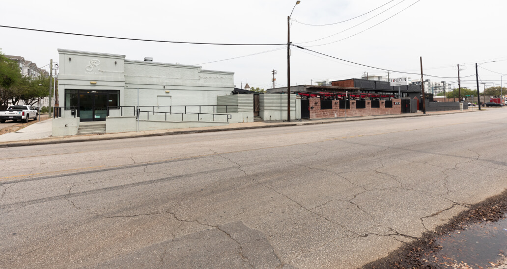 Washington Avenue near Reinerman Street before METRO completed street repairs.